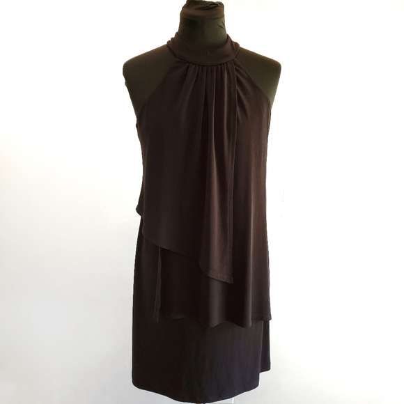 Vince Camuto Sleeveless Halter Dress - Picture 2 of 7